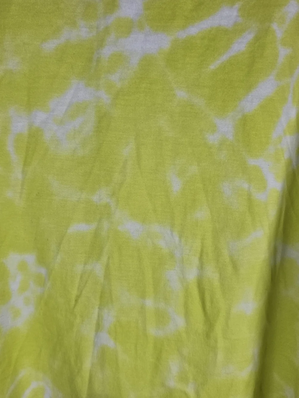 lululemon athletica Neon Yellow & White Tie-Dye Tank Top